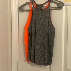 Active high neck racerback tanks